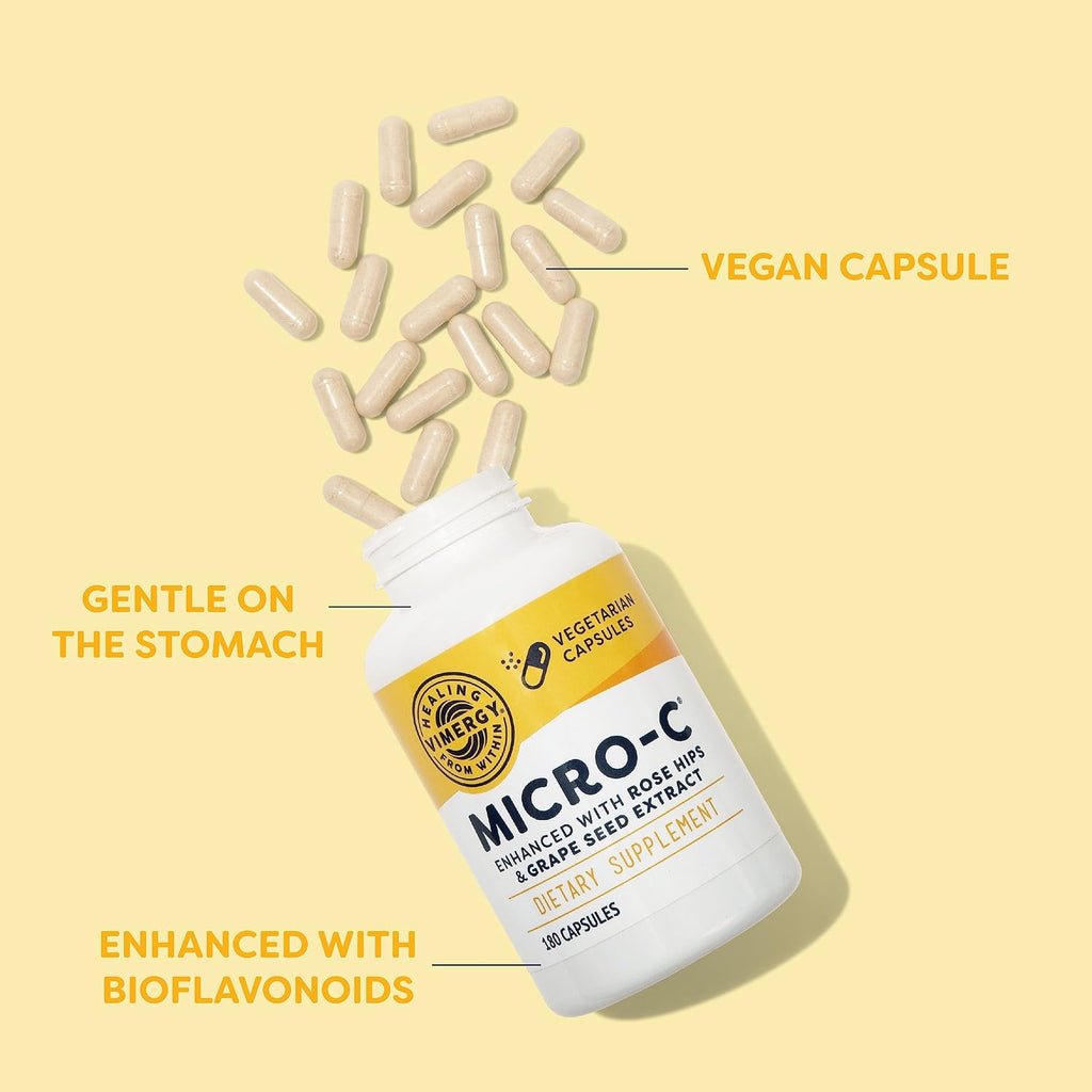 Vimergy Micro-C Vitamina C 500 mg - 180 Cápsulas