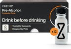 ZBiotics — Probiótico antes de beber alcohol, despierta mejor, respaldado por la ciencia, patentado, 12 botellas de 14 ml