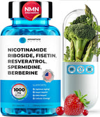 Complejo Liposomal NR con Resveratrol, Fisetina, Espermidina y Berberina - 500mg, 60 Cápsulas