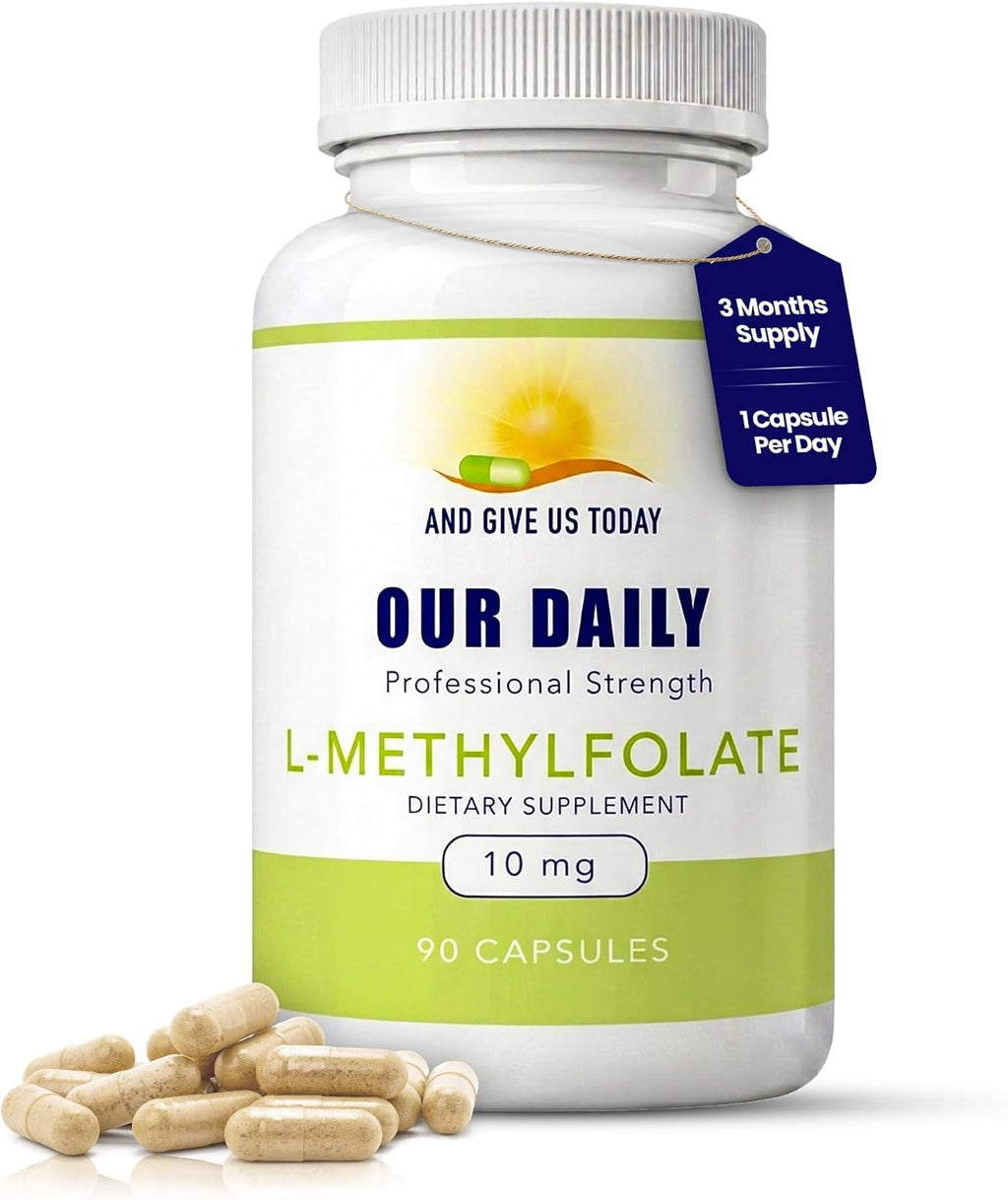 Our Daily Vites L-Metilfolato 10 mg (10000 mcg) - 5-MTHF Folato Activo