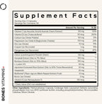 Codeage Bones Vitamins+ - Vitamina D3 K2, Calcio, Magnesio, Zinc (90 Cápsulas)