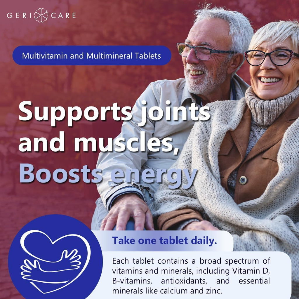 GeriCare Senior Tab 50+ Multivitaminas y Minerales, 100 Comprimidos