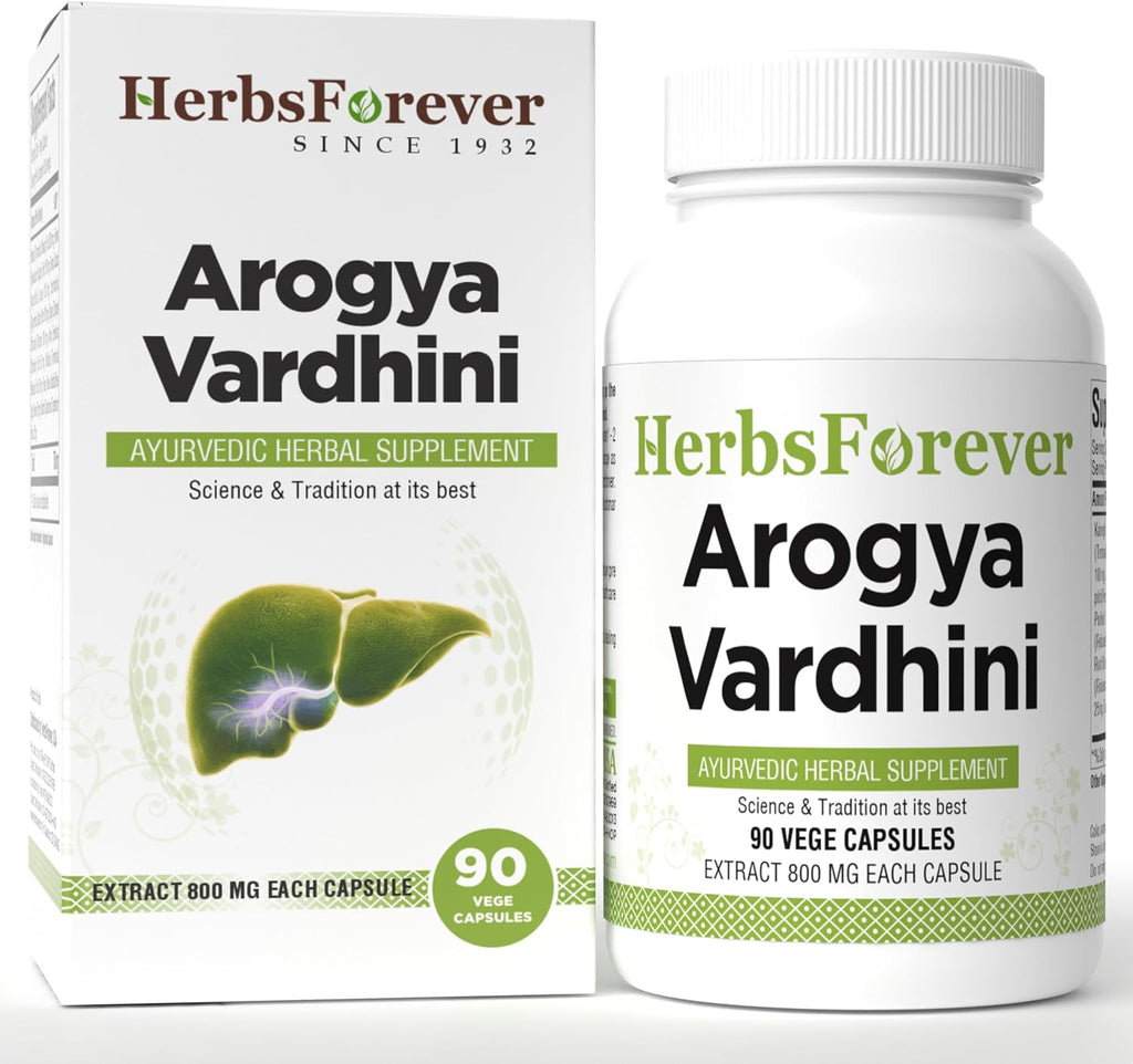 Herbsforever Arogya Vardhini Cápsulas - 90 Cápsulas Vegetales de 800 mg