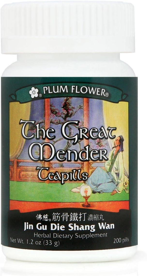 Pack de 3 de The Great Mender Teapills, Jin Gu Die Shang Wan, 3 X 200 Píldoras