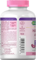 Nature's Bounty Biotina 5000 mcg - 250 Gelatinas Blandas Extra Fuerza (Envase de 4 Botellas)