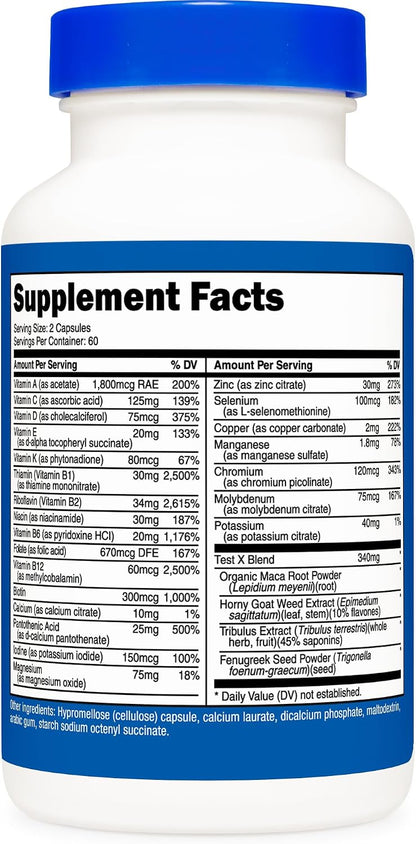 Nutricost Multivitamínico para Hombres - 120 Cápsulas – Image 5