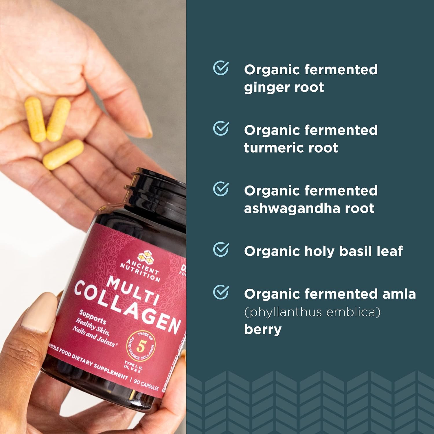 Ancient Nutrition Multi Colágeno Hidrolizado – 45 Cápsulas