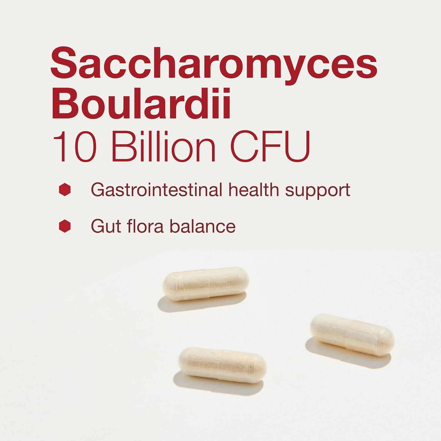 PROTOCOL FOR LIFE BALANCE Saccharomyces Boulardii - 10 Billion CFU - Probiotic - 60 Capsules