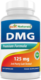 Best Naturals DMG 125 mg - 120 Cápsulas
