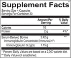 SUPERDOME IgG Gut Protection - Protección Intestinal e Inmunológica, 120 Cápsulas