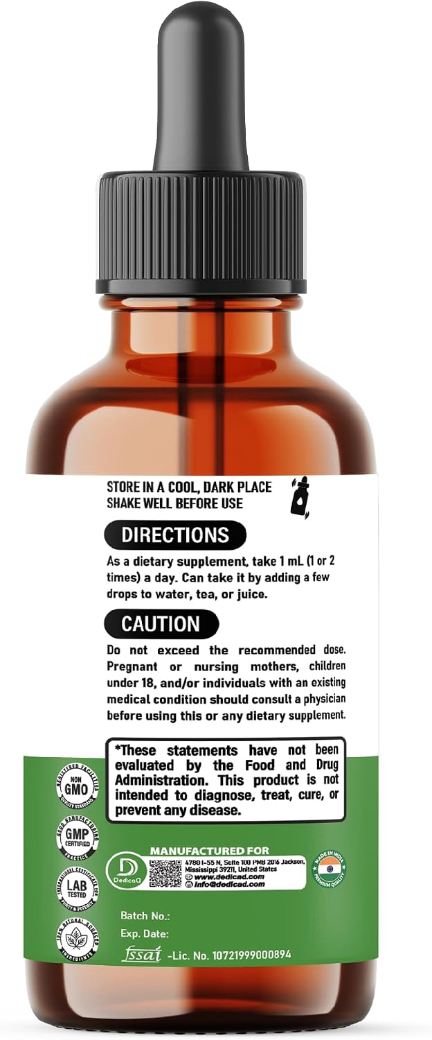 DEDICAD 12in1 Gotas de Artemisa - Complejo Herbal 12 Ingredientes - 60 Días