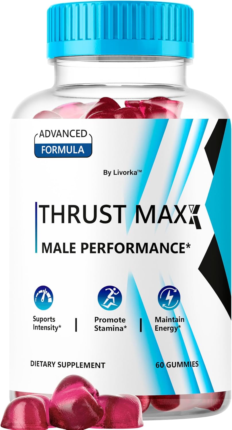 Thrust Maxx Gummies para Hombres - Complemento de Vitaminas y Minerales en Gominolas