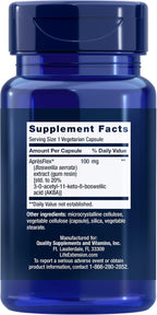 Life Extension 5-LOX Inhibitor con AprèsFlex®, 100 mg, Extracto Estandarizado de Boswellia serrata, 60 Cápsulas