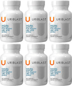 Uriblast Complemento Natural de Ácido Úrico con Cúrcuma, Arándano y Cereza Ácida - 6 Paquetes (180 Días)