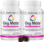Breeder's Edge Oxy Mate Vitaminas Prenatales para Perros y Gatos - Suplemento Completo con Nutrientes Esenciales - 120 Snacks Blandos