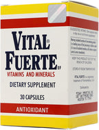 Vital Fuerte – Complemento de Vitaminas y Minerales (30 Cápsulas)