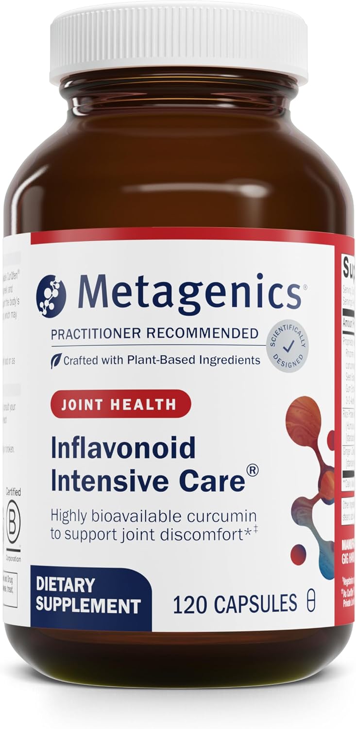 Metagenics Inflavonoid Intensive Care - Curcumina, Boswellia, Jengibre y Fenogreco - 120 Cápsulas
