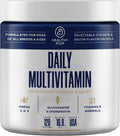 Suplemento multivitamínico para perros - 120 masticables blandos con Omega, Probióticos, Glucosamina y más - para perros pequeños, grandes y mayores
