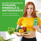 Nature's Core Suplemento de Frutas y Verduras - 360 Cápsulas - 100% Natural, Vegano, Sin Soja