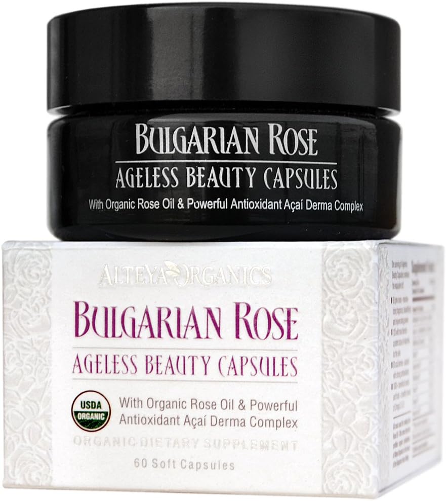 Alteya Organics Bulgarian Rose Ageless Beauty Capsules (30 cápsulas)