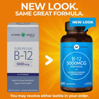 Vitamin World Vitamina B-12 5000 mcg Sublingual 60 Microtabs