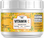 Unpretentious Vitamina C en Polvo (907 g) Ácido Ascórbico Puro, Envase Resellable