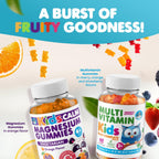 DR. MORITZ Pack Gominolas de Magnesio y Multivitamínicas para Niños - 240 Gominolas - Sin OGM, Vegetarianas