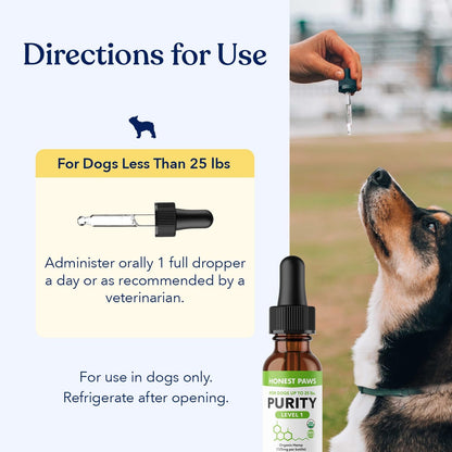 Aceite de Cáñamo para Perros - Gotas – Para perros pequeños (menos de 10 kg): 2-3 gotas al día. – Image 5
