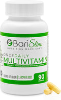 BariSlim Multivitamínico Bariátrico Una Vez al Día - 60mg Hierro - Post Cirugía Bypass Gástrico | 90 Días