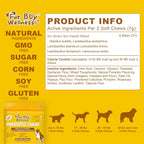 Probióticos Vet Strength para Perros - Alivio Digestivo e Inmunitario - Sabor Calabaza, 90 Masticables
