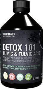 INNOTECH Nutrición Desintoxicante 101 con Ácido Húmico y Fúlvico, Acai y Té Verde - 500 ml