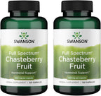 Swanson Chasteberry Fruto - 120 Cápsulas de 400 mg