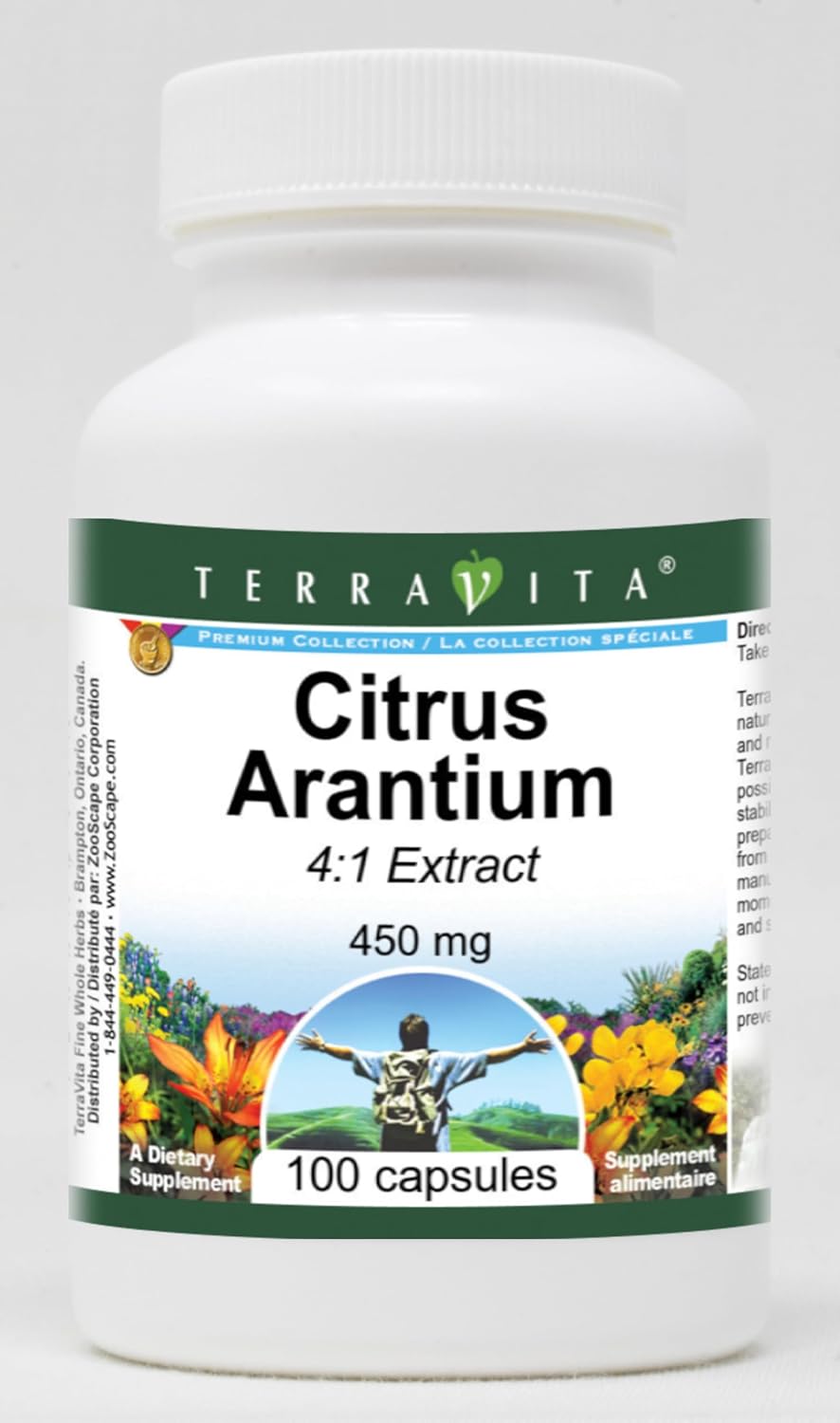 Citrus Arantium 4:1 - 450 mg (100 Cápsulas)