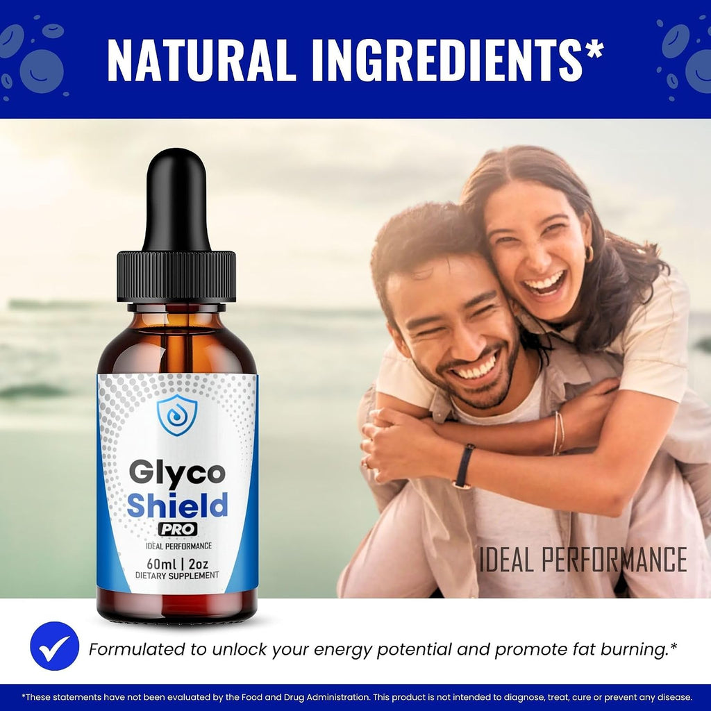 Glyco Shield Drops - GlycoShield Blood Formula Support Supplement, Fórmula Natural (2 Pack)