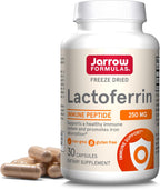 Jarrow Formulas Lactoferrina 250 mg - 30 Cápsulas - Apoyo Inmunitario y Absorción de Hierro