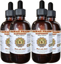 Hawaii Pharm Extracto Líquido de Frambuesa (Rubus idaeus) - Suplemento Herbal, 4x118 ml