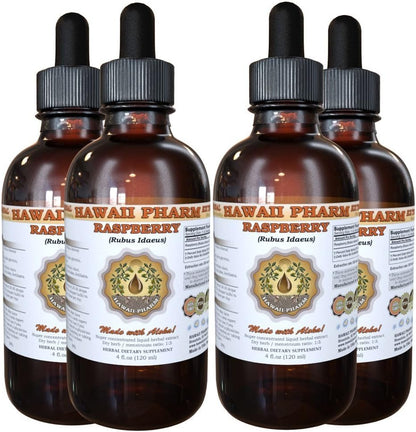 Hawaii Pharm Extracto Líquido de Frambuesa, Tintura Profesional, 15x4 fl oz (473 ml) – Image 7