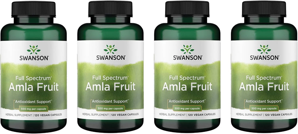 Swanson Full Spectrum Amla (Grosella India) - 500 mg, 120 Cápsulas