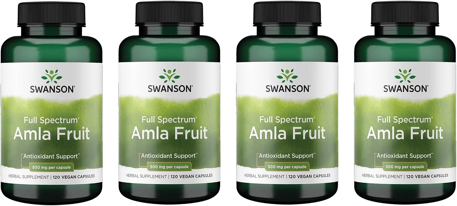 Swanson Full Spectrum Amla (Grosella India) - 500 mg, 120 Cápsulas