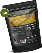 Go Nutra Gránulos de Polen de Abeja Puro - Superalimento Natural (454 g)