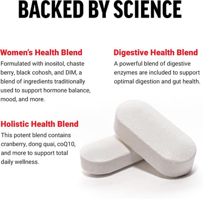 Force Factor Multivitamínico para Mujeres, – Fortalecimiento del sistema inmunitario: Vitaminas como la C y la D, – Image 3