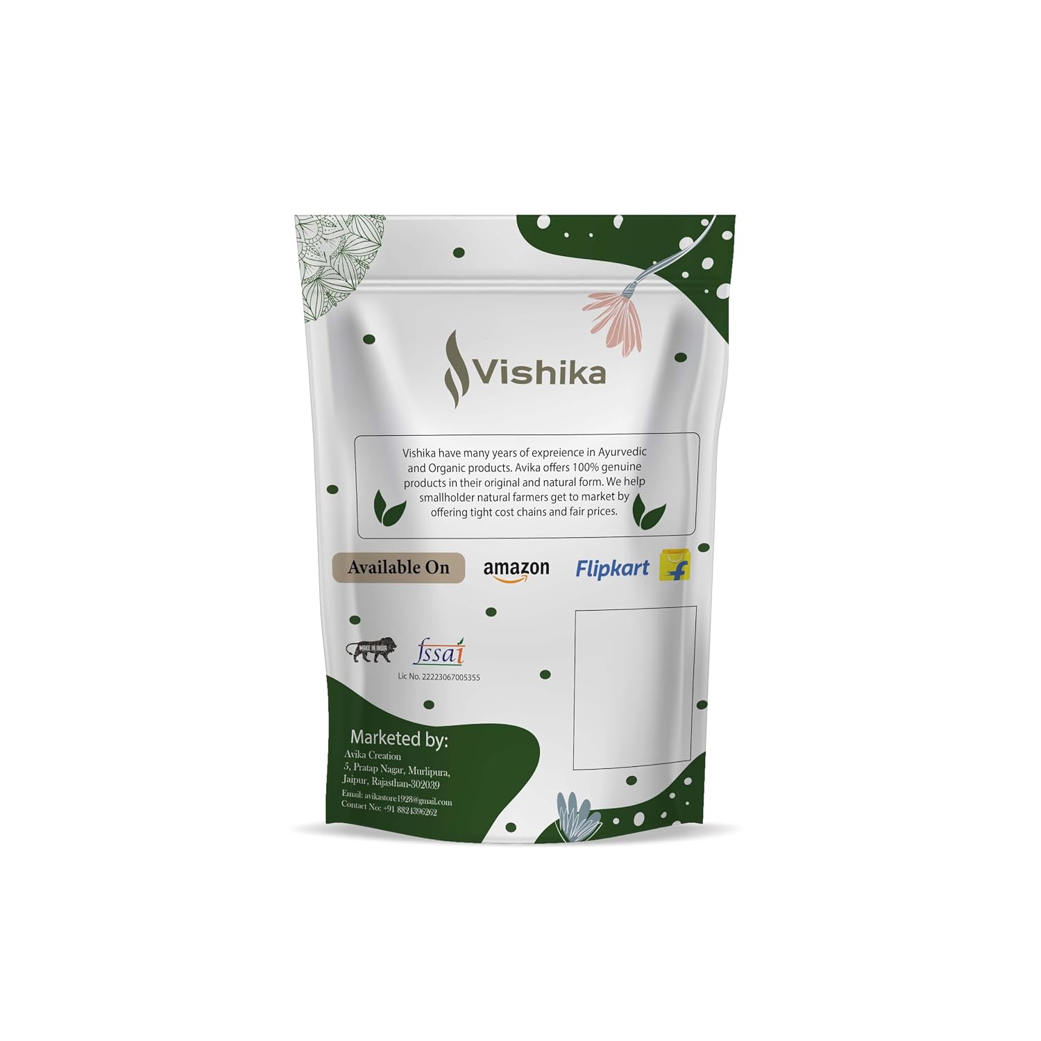 VISHIKA Banslochan (Tabasheer) - 100% Pure Vanshlochan - 100g