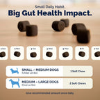 Vetnique Glandex Probióticos Masticables para Perros con 5 Cepas, Prebióticos y Enzimas Digestivas - 120 masticables