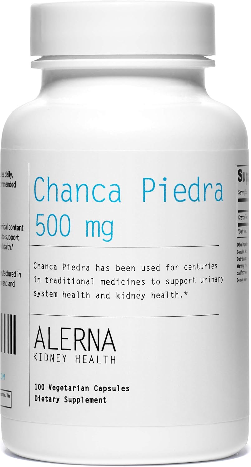 Chanca Piedra 500 mg Suplemento Herbal - 100 Cápsulas Vegetales (Pack de 1)