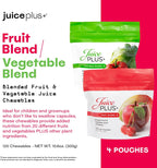 JuicePlus+ Fruit & Vegetable Blend Soft Chews - Gomitas Veganas de Frutas y Verduras para Adultos y Niños - Pack 4 Meses (4 paquetes)
