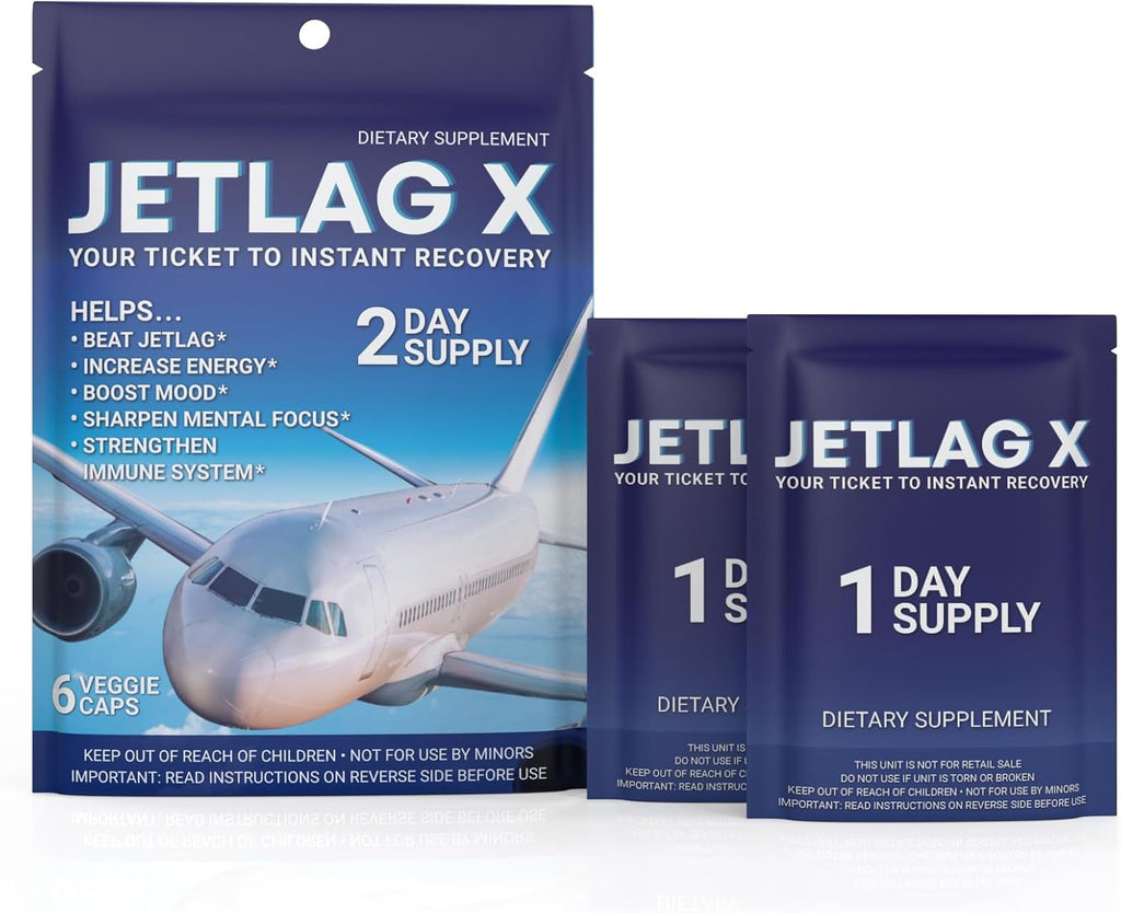 ROCK SOLID JETLAG X - Complemento Alimenticio para Jet Lag