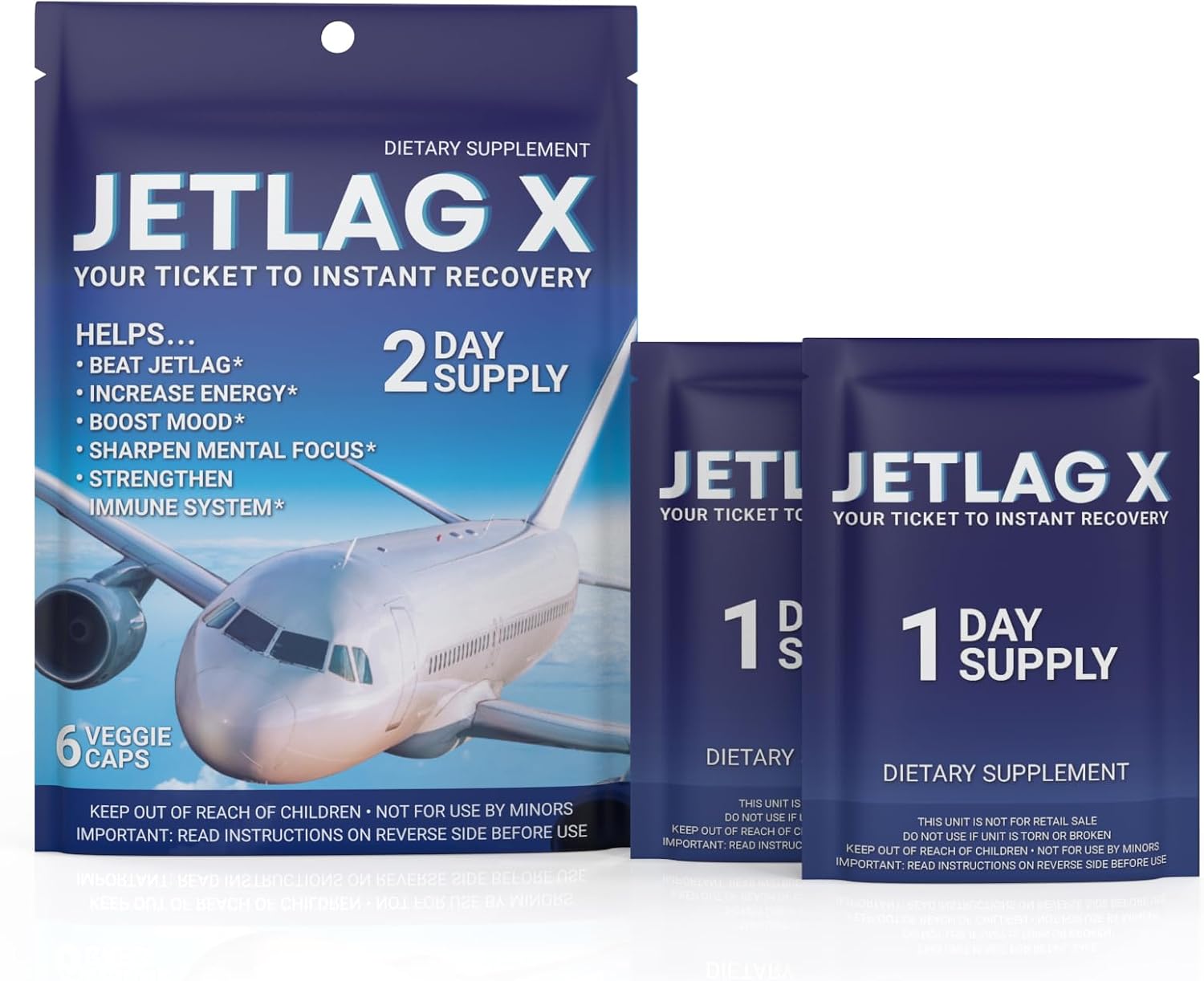 ROCK SOLID JETLAG X - Complemento Alimenticio para Jet Lag