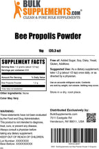 BulkSupplements Polvo de Propóleo de Abeja - Suplemento Natural, 1 kg (Paquete de 5)