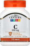 Vitamina C 500 mg – 21st Century, 110 comprimidos