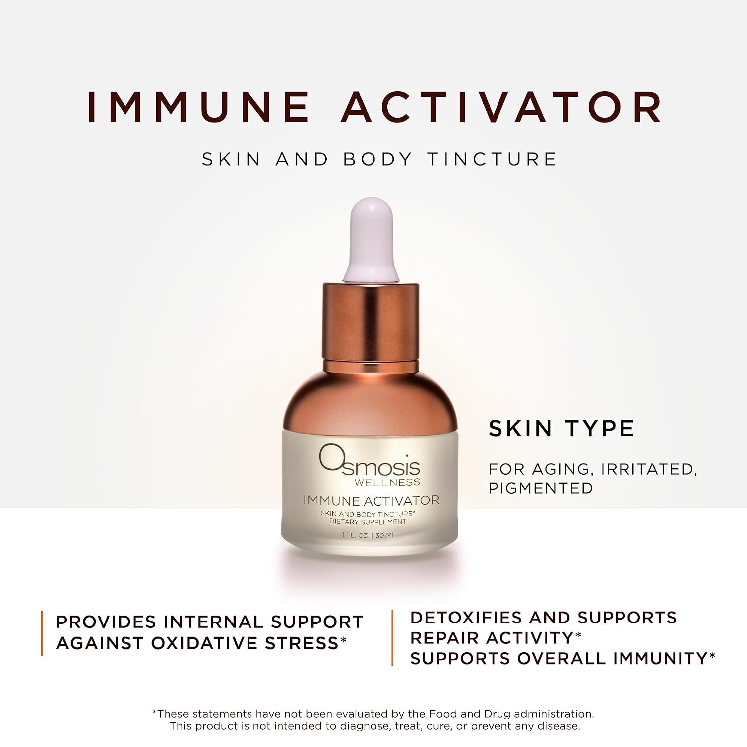 Osmosis Skincare Activador Inmune, Elixir Reparador, 30 ml